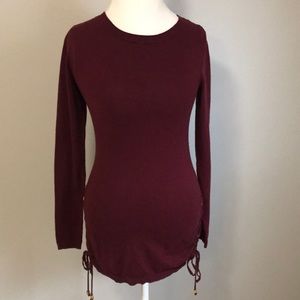 Michael Kors Burgundy tunic sweater